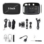 TIEBRO 5.0 Inch Motorcycle Wireless Carplay Android Auto Portable Moto GPS Navigation Screen IPX7 Waterproof Display BT - Image 6